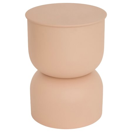 Masuta de cafea Palomba, metal, bej, D.31 cm, 213058A 