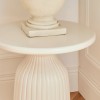 Masuta de cafea Mudan, MDF, ivoar, D.55 cm, 213059