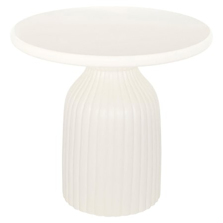 Masuta de cafea Mudan, MDF, ivoar, D.55 cm, 213059 
