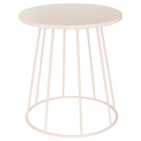 Masuta de cafea Latte, metal, bej, D.38 cm, 213065A 