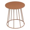 Masuta de cafea Latte, metal, maro, D.38 cm, 213065B