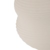 Masuta de cafea Saddle, ceramica, bej, D.33 cm, 213072