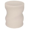 Masuta de cafea Saddle, ceramica, bej, D.33 cm, 213072