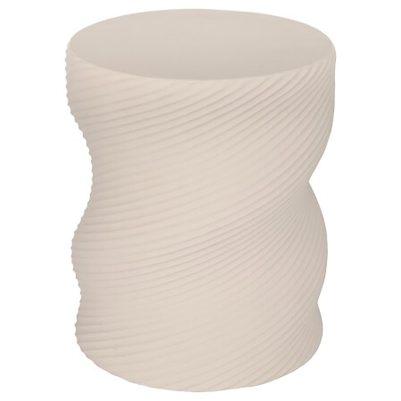 Masuta de cafea Saddle, ceramica, bej, D.33 cm, 213072 
