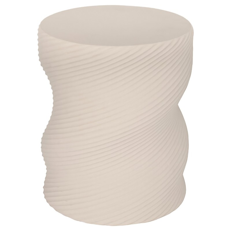 Masuta de cafea Saddle, ceramica, bej, D.33 cm, 213072