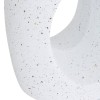 Masuta de cafea Narlon, ceramica, alba, D.38 cm, 213073