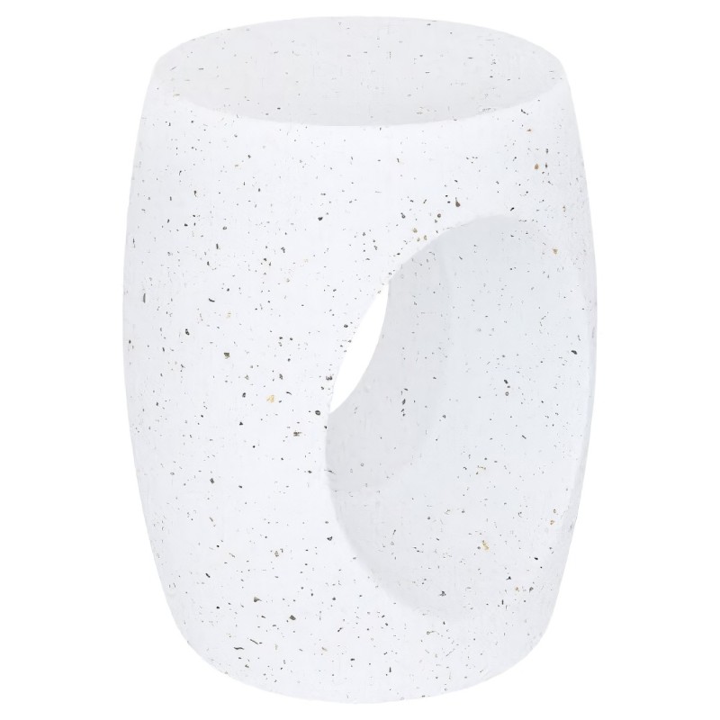 Masuta de cafea Narlon, ceramica, alba, D.38 cm, 213073