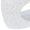 Masuta de cafea Narlon, ceramica, alba, L.80 cm, 213074