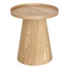 Masuta de cafea Hercyna, MDF, bej, D.45 cm, 213075