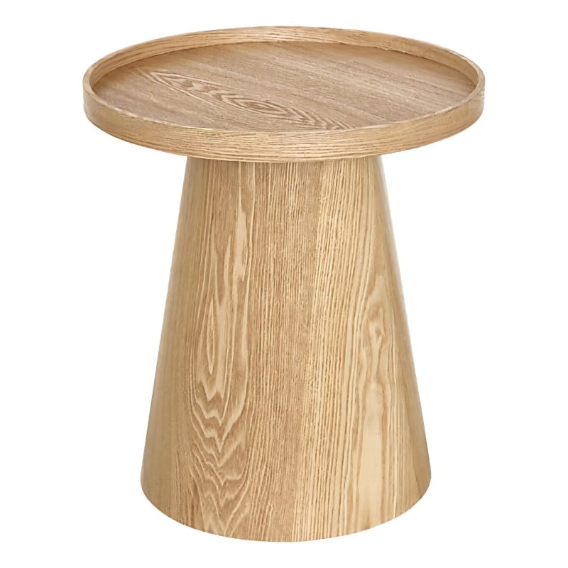 Masuta de cafea Hercyna, MDF, bej, D.45 cm, 213075