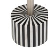 Masuta de cafea Nema, metal, marmura, alb/negru, D.36 cm, 213082