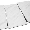 Masa dining extensibila Camburi, metal, MDF, alba, L.160/200 cm, 213085B