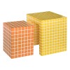 Set 2 masute de cafea Betsy, MDF, multicolor, H.45 cm, 213091