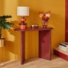 Consola Douglas, MDF, rosu bordo, L.100 cm, 213110