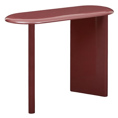 Consola Douglas, MDF, rosu bordo, L.100 cm, 213110 