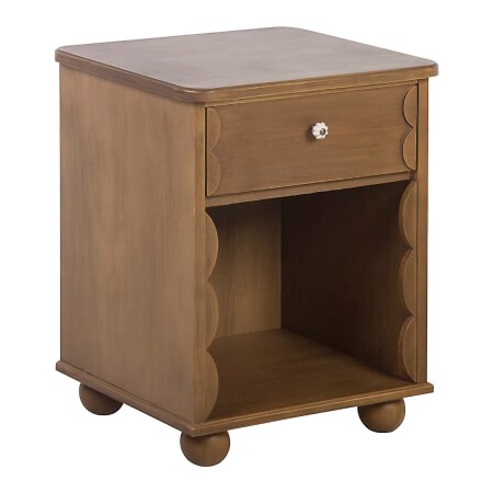 Noptiera Mona, MDF, maro, H.56 cm, 213112 