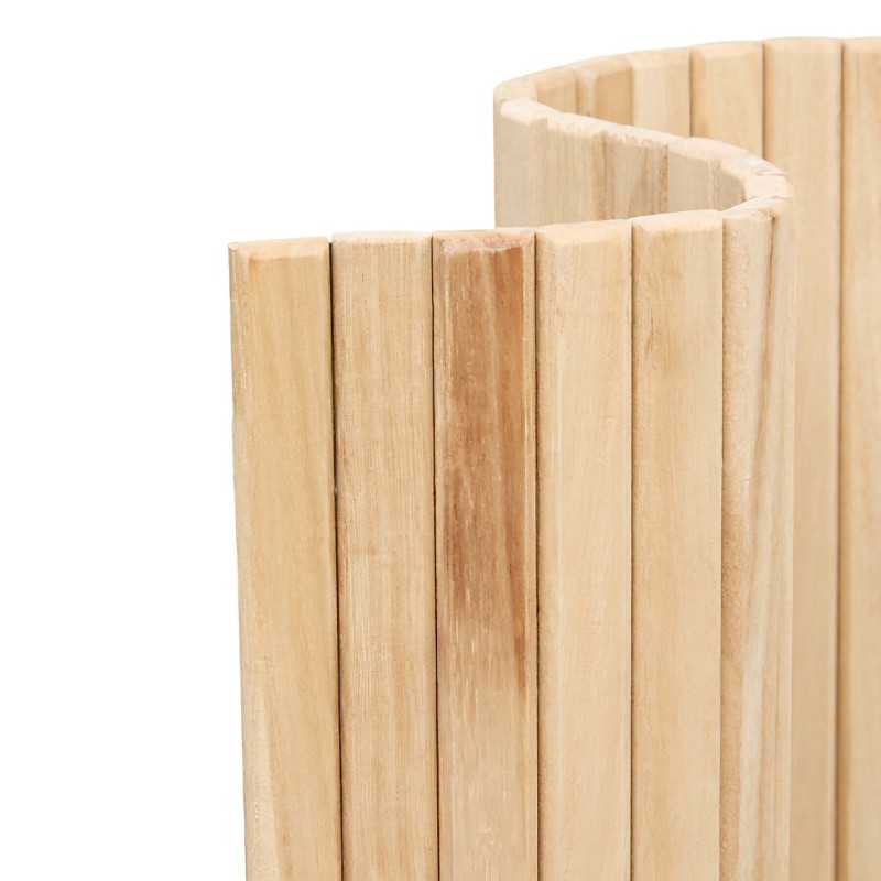 Paravan Colva, lemn de paulownia, maro caramel, H.170 cm, 213123A