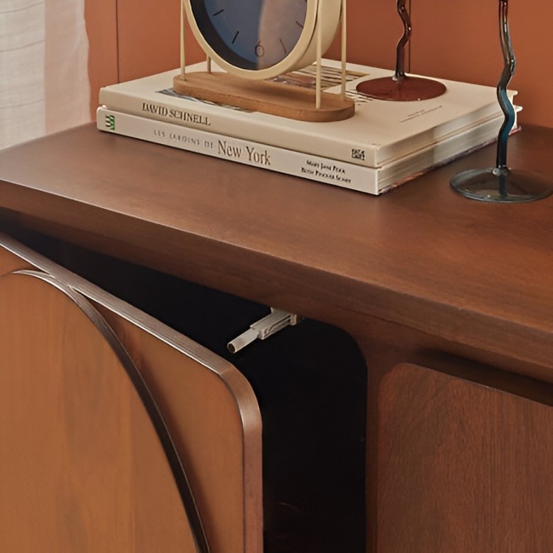 Comoda Shelty, lemn de mango, maro cognac, 2 usi, L.96 cm, 213130