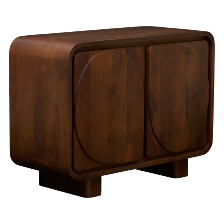 Comoda Shelty, lemn de mango, maro cognac, 2 usi, L.96 cm, 213130 