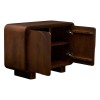 Comoda Shelty, lemn de mango, maro cognac, 2 usi, L.96 cm, 213130