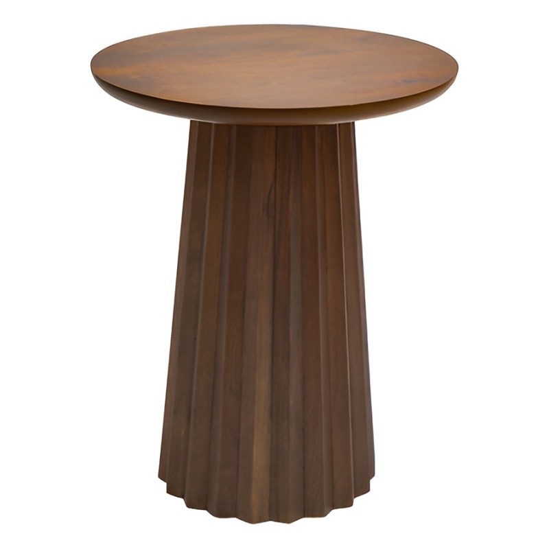 Masuta de cafea Shelty, lemn de mango, maro, D.38 cm, 213132