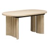 Masa dining extensibila Tino, MDF, bej, L.160/210 cm, 213137