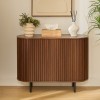 Comoda Alcove, MDF, maro, 2 usi, L.100 cm, 213138