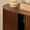 Comoda Alcove, MDF, maro, 2 usi, L.100 cm, 213138