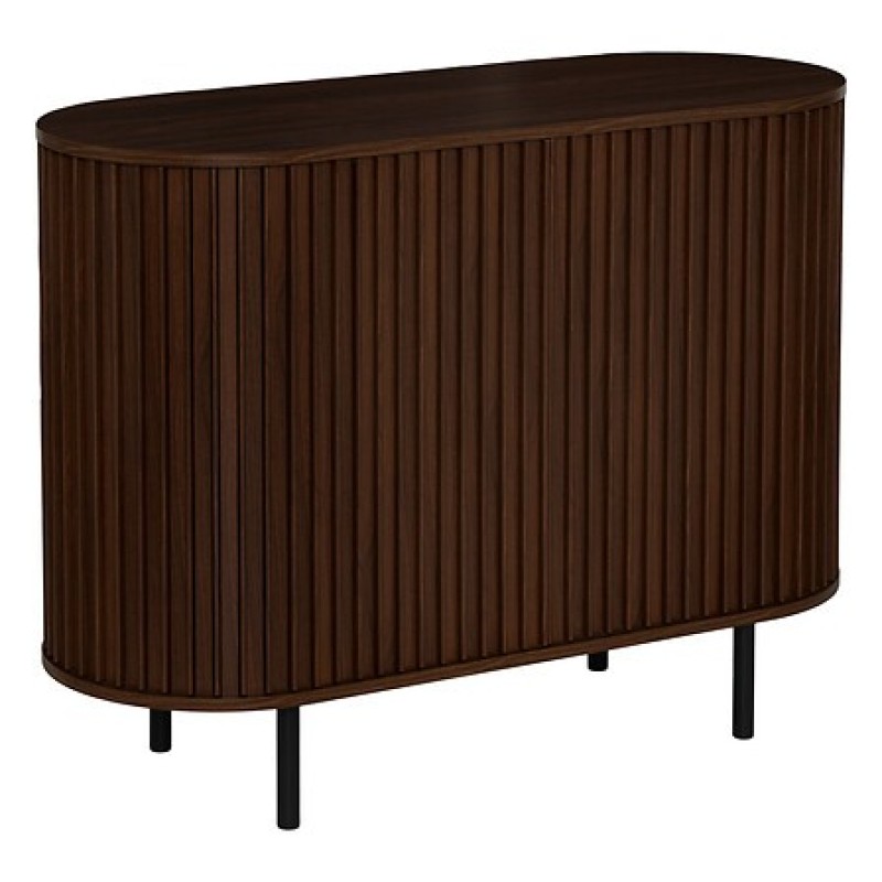 Comoda Alcove, MDF, maro, 2 usi, L.100 cm, 213138
