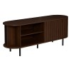 Comoda TV Alcove, MDF, maro, 2 usi, L.140 cm, 213140