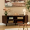 Comoda TV Alcove, MDF, maro, 2 usi, L.140 cm, 213140