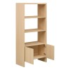 Biblioteca John, PAL, bej, 2 usi, H.180 cm, 213142