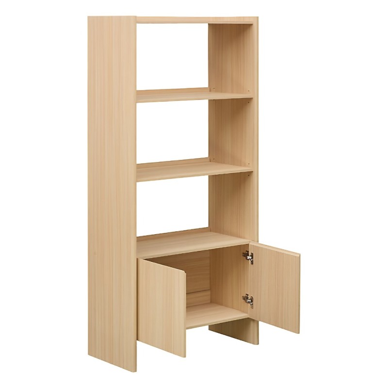 Biblioteca John, PAL, bej, 2 usi, H.180 cm, 213142