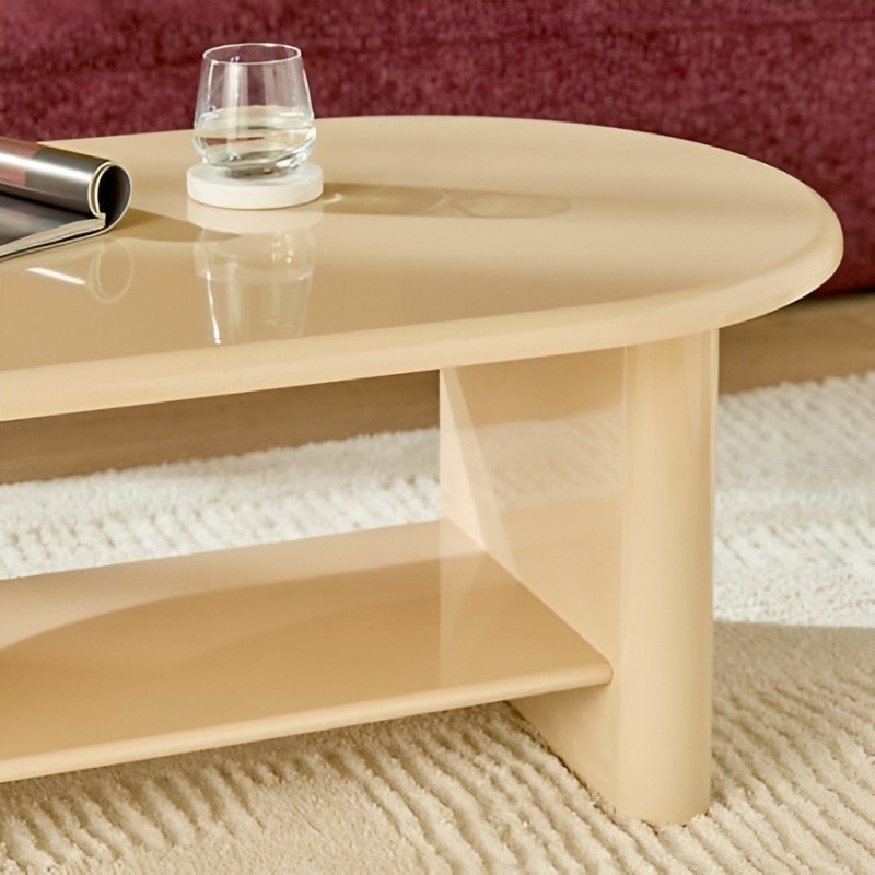 Masuta de cafea Douglass, MDF, bej, L.110 cm, 213155