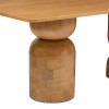 Masa dining Netsi, lemn de mango, bej, L.200 cm, 213163