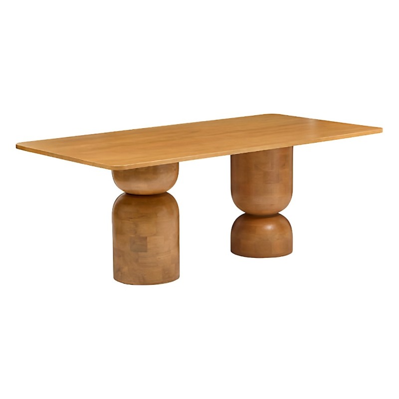Masa dining Netsi, lemn de mango, bej, L.200 cm, 213163