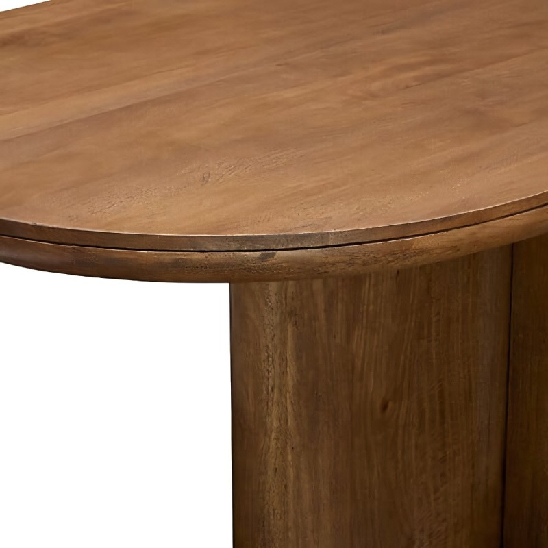 Masa dining Nagda, lemn de mango, maro tonka, L.200 cm, 213164