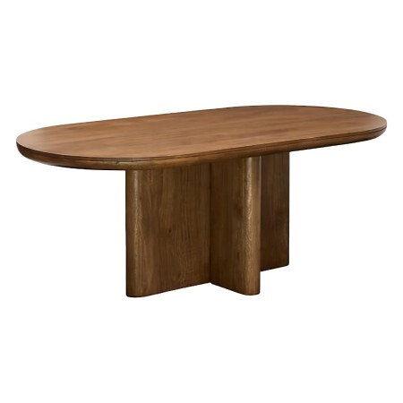 Masa dining Nagda, lemn de mango, maro tonka, L.200 cm, 213164 