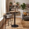 Masa bar Voluto, MDF, maro tonka, D.70 cm, 213177A
