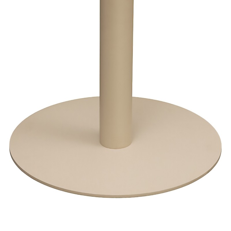 Masa bar Voluto, MDF, bej, efect travertin, D.70 cm, 213177B