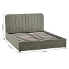 Pat Cala, PAL, textil, verde khaki, 160x200 cm, 213179B