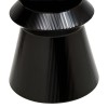 Masuta de cafea Maya, metal, neagra, D.35 cm, 213195C