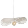 Suspensie Adelia, metal, bumbac, 1XE27, L.58 cm, 213711
