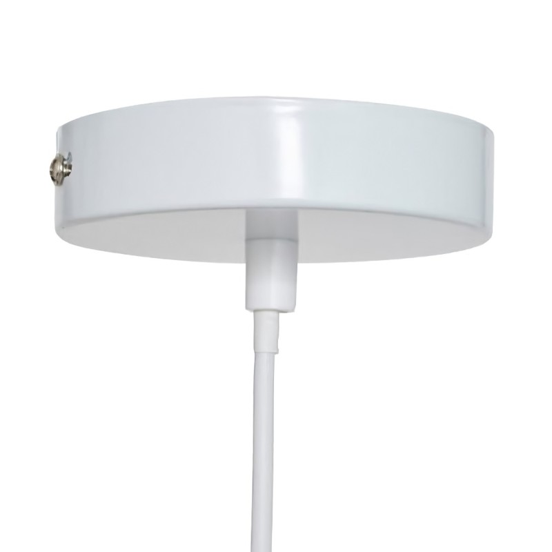Suspensie Titus, metal, iuta, bej, 1XE27, D.26 cm, 213717