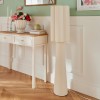 Lampadar Blanca, metal, ciment, PVC, bej, 2XE27, H.124 cm, 213724