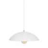 Suspensie Delcia, metal, alb, 1XE27, D.45 cm, 213760