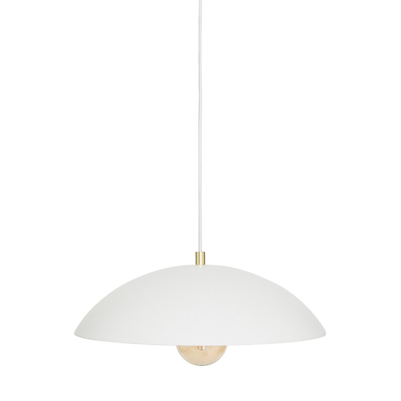 Suspensie Delcia, metal, alb, 1XE27, D.45 cm, 213760