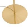 Lampadar Delcia, metal, auriu/alb, 2XE27, H.150 cm, 213766
