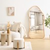 Oglinda Tamy, MDF, sticla, bej, H.150 cm, 213800