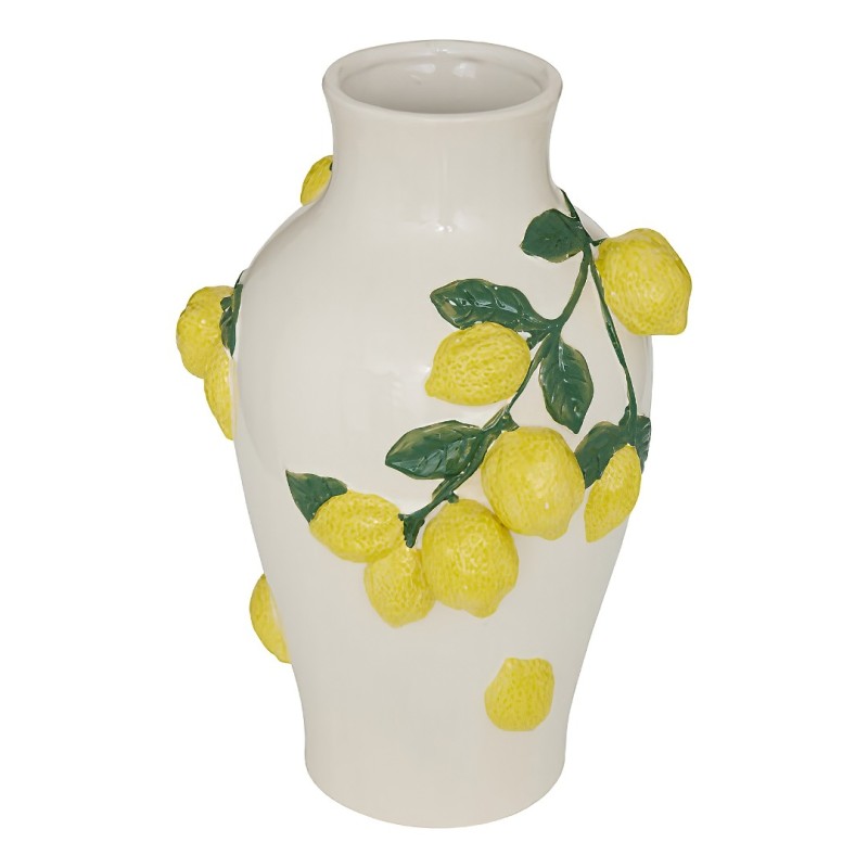 Vaza Fruity, ceramica, multicolor, H.32 cm, 214075